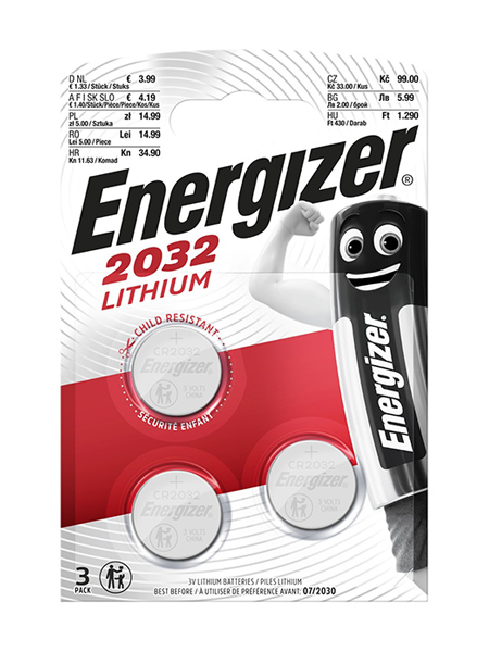 Energizer® Baterie do elektroniky – CR2032