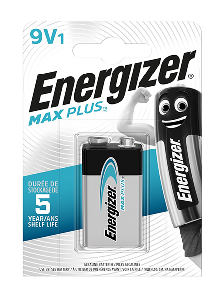 ENERGIZER ® MAX PLUS ™ – 9V