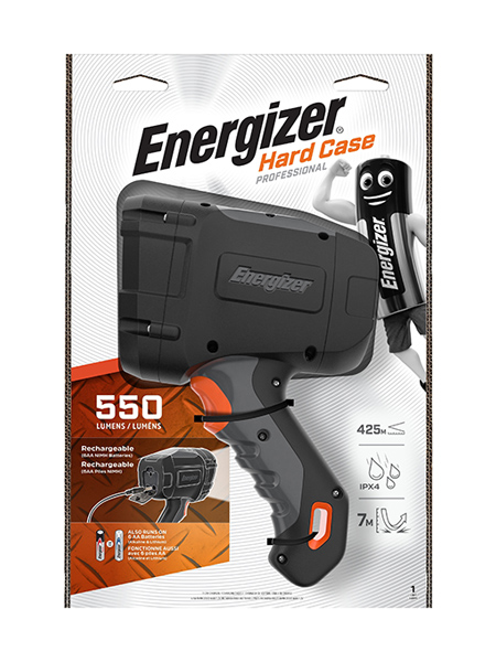 Energizer® Hard Case Rechargeable Hybrid Spotlight