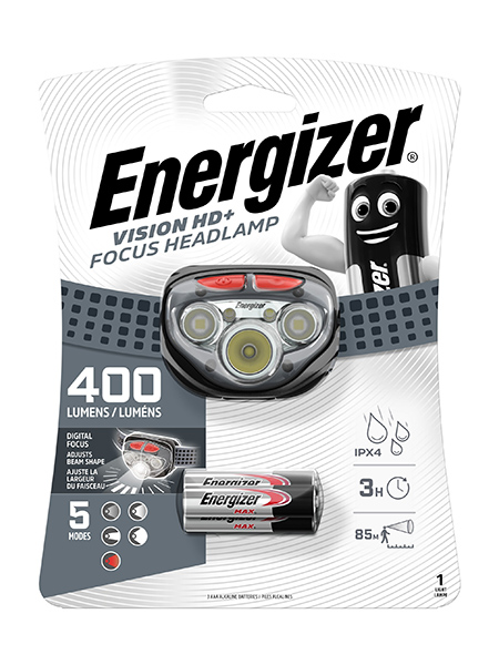 Energizer<sup>®</sup> Vision HD + Προβολέας εστίασης