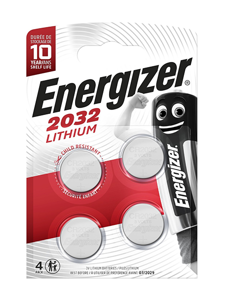 Energizer® Pilas para dispositivos electrónicos – CR2032