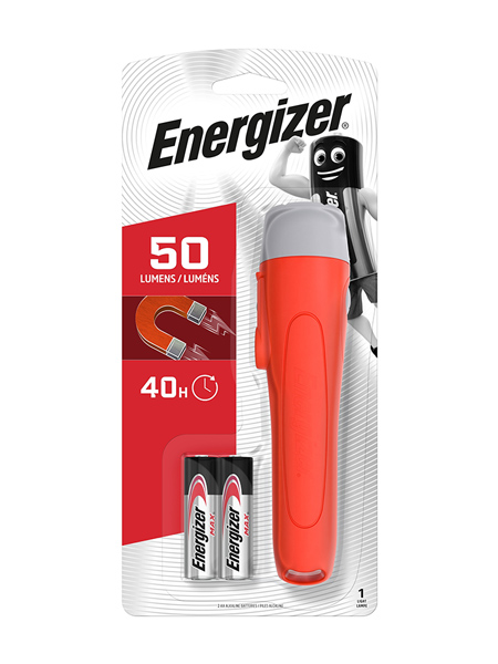 ENERGIZER® 2AA HANDHELD LIGHT WITH MAGNET