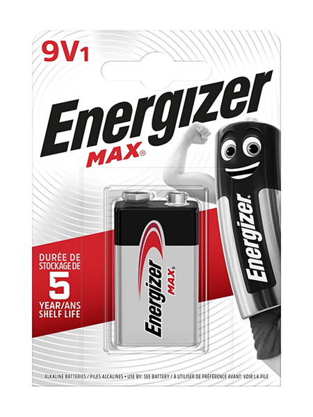 Energizer® Max elemek – 9V