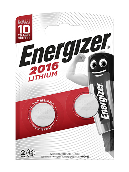 Baterie Energizer® do urządzeń elektronicznych – CR2016