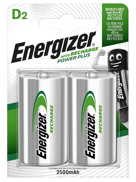 Energizer® Аккумуляторы Power Plus – D