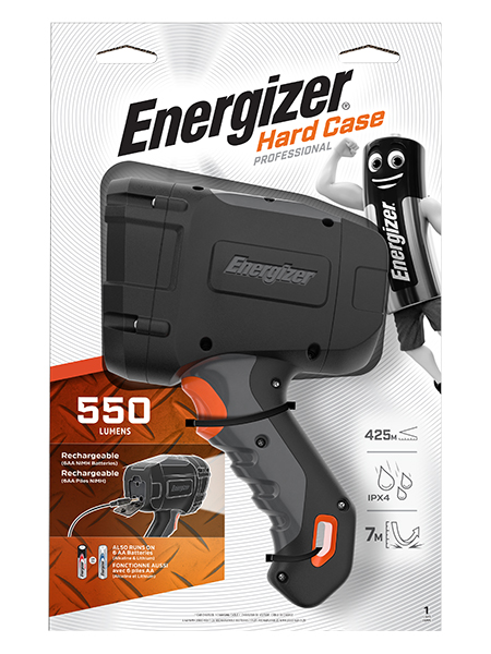 Energizer® HardCase Rechargeable Hybrid Pro Spotlight