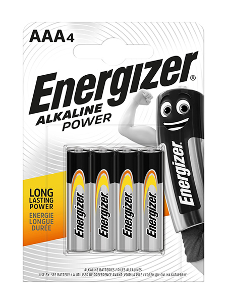 Energizer<sup>®</sup> Alkaline Power – AAA