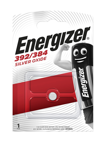Energizer<sup>®</sup> Watch Batteries – 392/384