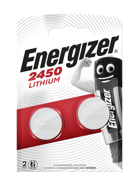 Energizer<sup>®</sup> Electronic Batteries – CR2450