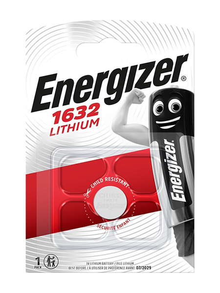 Energizer<sup>®</sup> Electronic Batteries – CR1632