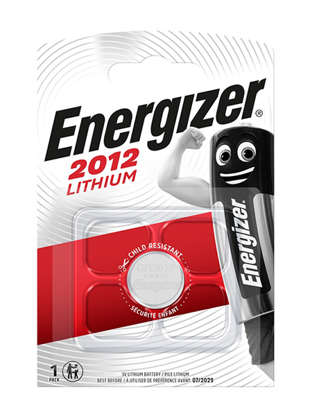Energizer<sup>®</sup> Electronic Batteries – CR2012