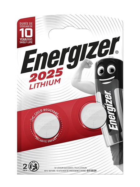 Energizer<sup>®</sup> Electronic Batteries – CR2025