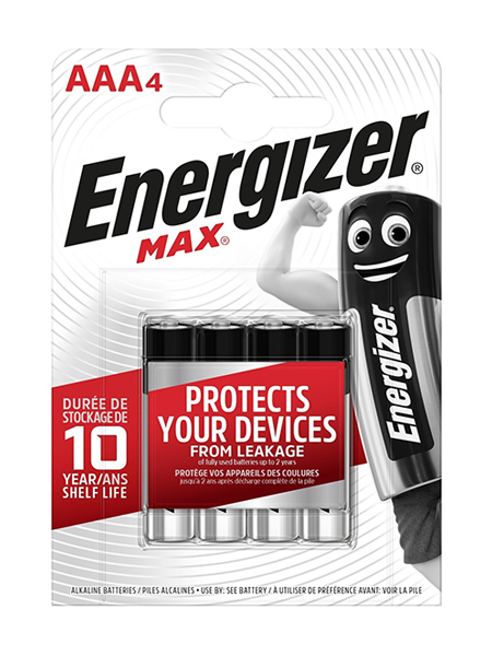 Energizer<sup>®</sup> Max – AAA