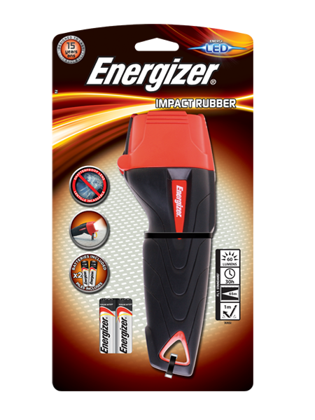 Energizer impact rubber torch