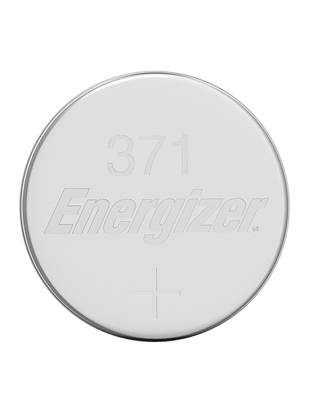 Pilas para reloj de óxido de plata de Energizer. 371/370. 5 por paquete.