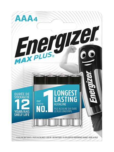 Щелочные Батарейки Energizer® Max Plus ™ – AAA