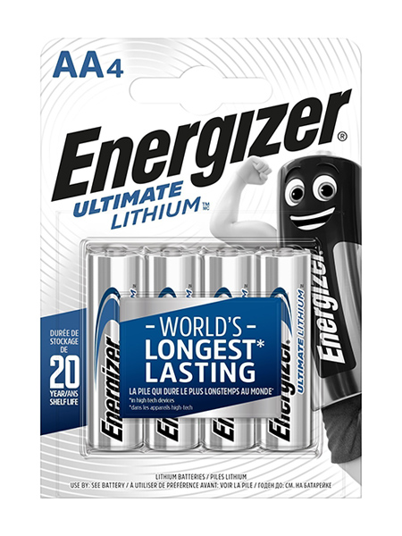 Energizer® Ultimate Lithium Batteries - AA, AAA & 9V UK