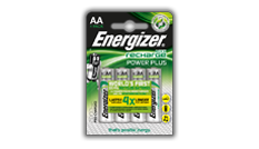 energizer recharge aa plus power batteries